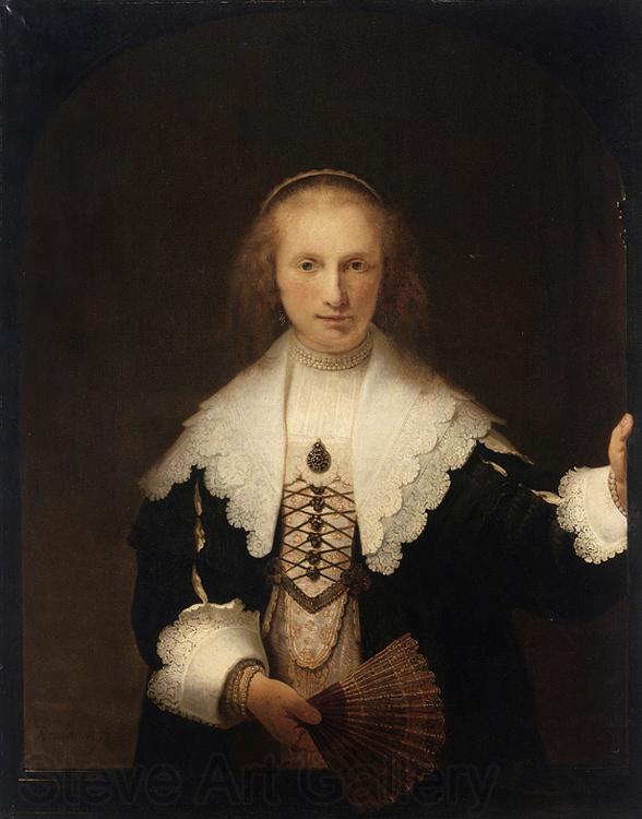 REMBRANDT Harmenszoon van Rijn Portrait of Agatha Bas (mk33)